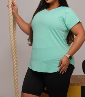 Blusas plus size poliéster
