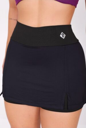 Short biech tênis saia