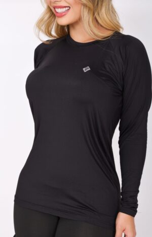 Blusas proteção solar no poliamida Unisex.
