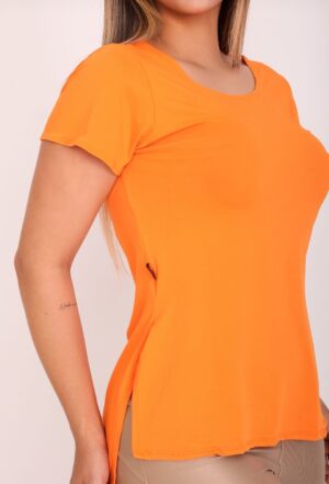 Blusas alongadas poliamida